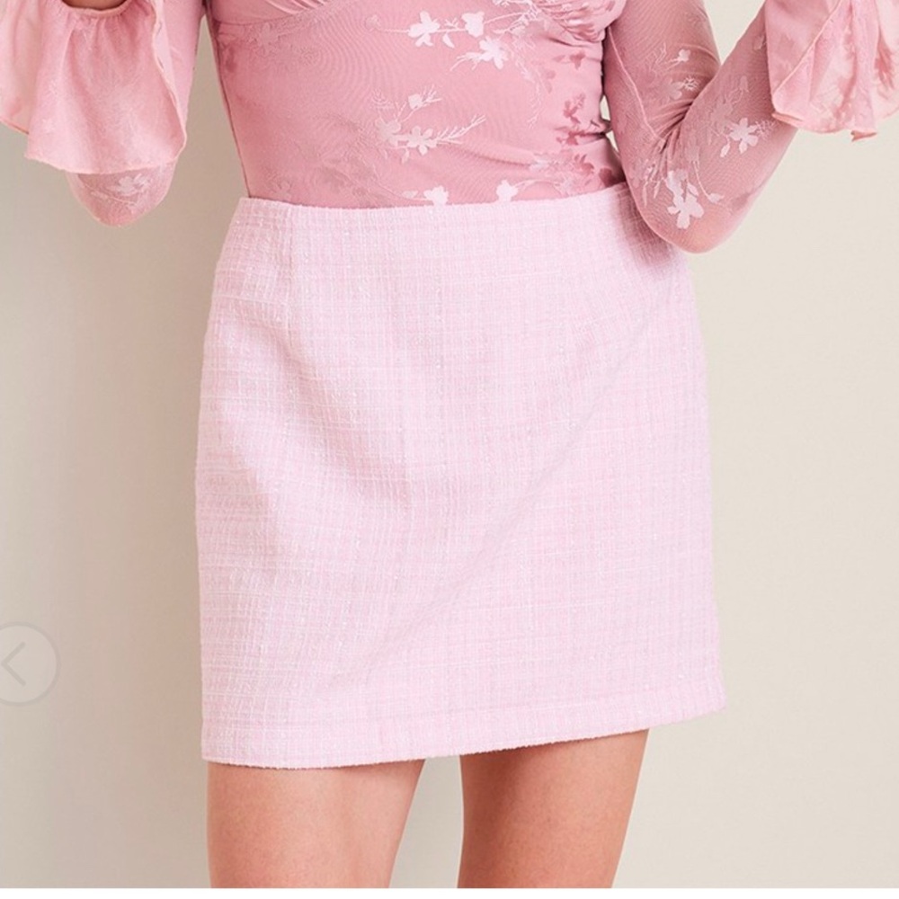 Francesca's - Chloe Tweed Miniskirt (Size XS) NWT